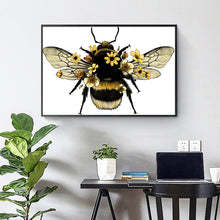 Load image into Gallery viewer, Bee Animal Room 40*30CM(Canvas) Full Round Drill Diamond Painting