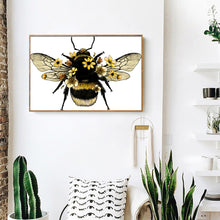 Load image into Gallery viewer, Bee Animal Room 40*30CM(Canvas) Full Round Drill Diamond Painting