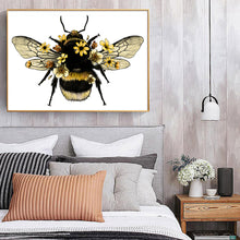 Load image into Gallery viewer, Bee Animal Room 40*30CM(Canvas) Full Round Drill Diamond Painting