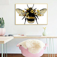 Load image into Gallery viewer, Bee Animal Room 40*30CM(Canvas) Full Round Drill Diamond Painting