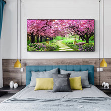 Load image into Gallery viewer, Cherry Blossom 85*45CM(Canvas) Full Round Drill Diamond Painting