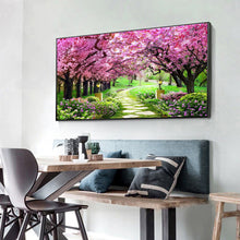Load image into Gallery viewer, Cherry Blossom 85*45CM(Canvas) Full Round Drill Diamond Painting