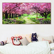 Load image into Gallery viewer, Cherry Blossom 85*45CM(Canvas) Full Round Drill Diamond Painting