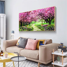Load image into Gallery viewer, Cherry Blossom 85*45CM(Canvas) Full Round Drill Diamond Painting