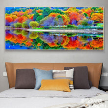 Load image into Gallery viewer, Color Forest 85*45CM(Canvas) Full Round Drill Diamond Painting
