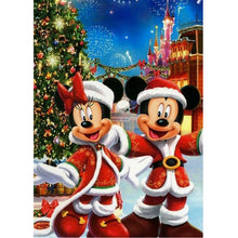 Load image into Gallery viewer, Christmas Cartoon Mice 30*40cm(canvas) full round drill diamond painting