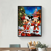 Load image into Gallery viewer, Christmas Cartoon Mice 30*40cm(canvas) full round drill diamond painting