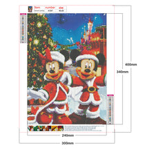 Load image into Gallery viewer, Christmas Cartoon Mice 30*40cm(canvas) full round drill diamond painting