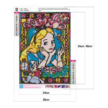 Load image into Gallery viewer, Flower Princess 30*40CM(canvas) full round drill diamond painting