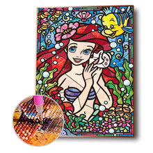 Load image into Gallery viewer, Flower Princess 30*40CM(canvas) full round drill diamond painting