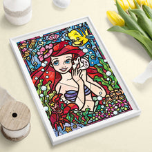 Load image into Gallery viewer, Flower Princess 30*40CM(canvas) full round drill diamond painting