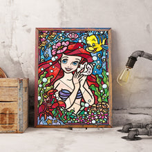 Load image into Gallery viewer, Flower Princess 30*40CM(canvas) full round drill diamond painting