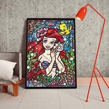 Load image into Gallery viewer, Flower Princess 30*40CM(canvas) full round drill diamond painting