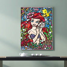 Load image into Gallery viewer, Flower Princess 30*40CM(canvas) full round drill diamond painting