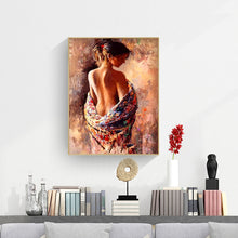 Load image into Gallery viewer, Charming Woman 30*40cm(canvas) full round drill diamond painting