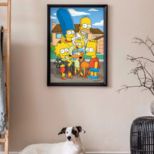 Load image into Gallery viewer, Cartoon Family 30*40cm(canvas) full round drill diamond painting