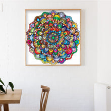 Load image into Gallery viewer, Gorgeous Mandala 30*30cm(canvas) full round drill diamond painting