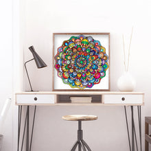 Load image into Gallery viewer, Gorgeous Mandala 30*30cm(canvas) full round drill diamond painting