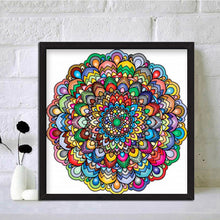 Load image into Gallery viewer, Gorgeous Mandala 30*30cm(canvas) full round drill diamond painting