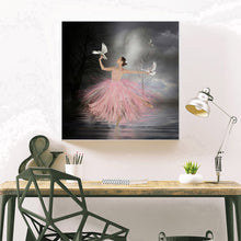 Load image into Gallery viewer, Ballet Girl 30*30cm(canvas) full round drill diamond painting