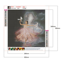 Load image into Gallery viewer, Ballet Girl 30*30cm(canvas) full round drill diamond painting