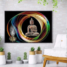 Load image into Gallery viewer, Buddha 40*30CM(canvas) full round drill diamond painting