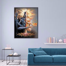 Load image into Gallery viewer, Indian Shiva 30*40cm(canvas) full round drill diamond painting
