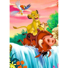 Load image into Gallery viewer, Lion King 30*40CM(canvas) full round drill diamond painting