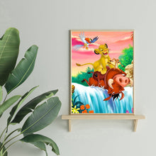 Load image into Gallery viewer, Lion King 30*40CM(canvas) full round drill diamond painting