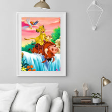 Load image into Gallery viewer, Lion King 30*40CM(canvas) full round drill diamond painting