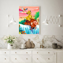 Load image into Gallery viewer, Lion King 30*40CM(canvas) full round drill diamond painting