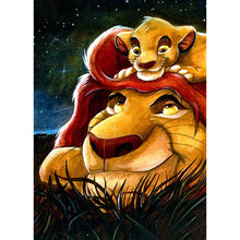 Load image into Gallery viewer, Lion King 30*40CM(canvas) full round drill diamond painting