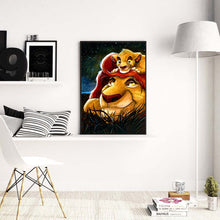 Load image into Gallery viewer, Lion King 30*40CM(canvas) full round drill diamond painting