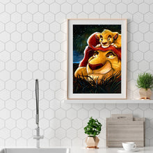 Load image into Gallery viewer, Lion King 30*40CM(canvas) full round drill diamond painting