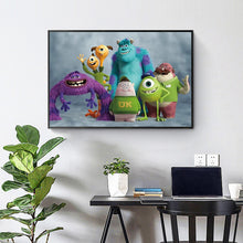 Load image into Gallery viewer, Monster Group 40*30cm(canvas) full round drill diamond painting