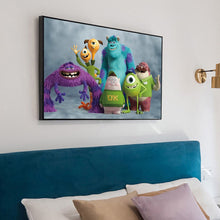 Load image into Gallery viewer, Monster Group 40*30cm(canvas) full round drill diamond painting