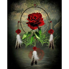 Load image into Gallery viewer, Rose Dreamcatcher of 30*40cm(canvas) full round drill diamond painting