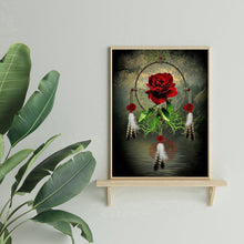 Load image into Gallery viewer, Rose Dreamcatcher of 30*40cm(canvas) full round drill diamond painting