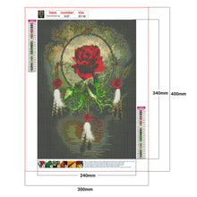 Load image into Gallery viewer, Rose Dreamcatcher of 30*40cm(canvas) full round drill diamond painting