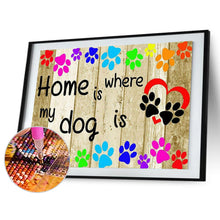 Load image into Gallery viewer, Letter Gift 40*30cm(canvas) full round drill diamond painting