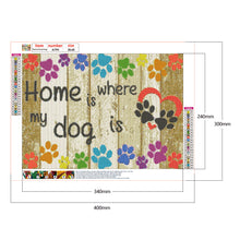 Load image into Gallery viewer, Letter Gift 40*30cm(canvas) full round drill diamond painting