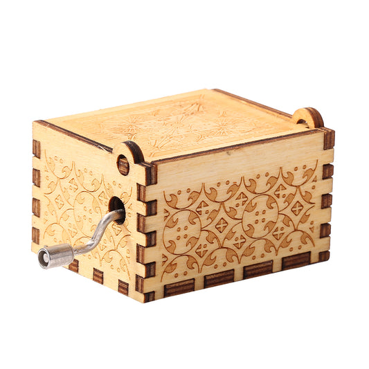 A Letter to My Daughter Hand-cranked Wooden Music Box Melody Musical Gifts