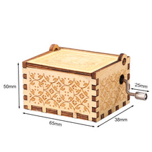 Load image into Gallery viewer, A Letter to My Daughter Hand-cranked Wooden Music Box Melody Musical Gifts