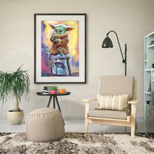 Load image into Gallery viewer, 5D DIY Full Drill Yoda Cartoon Diamond Painting Rhinestone Kit Home Crafts