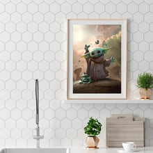 Load image into Gallery viewer, 5D DIY Full Drill Yoda Cartoon Diamond Painting Rhinestone Kit Home Crafts
