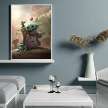 Load image into Gallery viewer, 5D DIY Full Drill Yoda Cartoon Diamond Painting Rhinestone Kit Home Crafts
