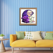 Load image into Gallery viewer, Rose Angel Full Drill Resin Diamond Painting Kit for DIY Mosaic Drawing