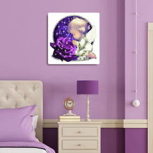 Load image into Gallery viewer, Rose Angel Full Drill Resin Diamond Painting Kit for DIY Mosaic Drawing