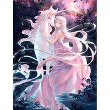 Load image into Gallery viewer, Cartoon Horse Angel 30*40cm(canvas) full round drill diamond painting