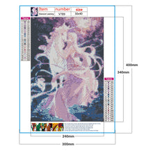 Load image into Gallery viewer, Cartoon Horse Angel 30*40cm(canvas) full round drill diamond painting